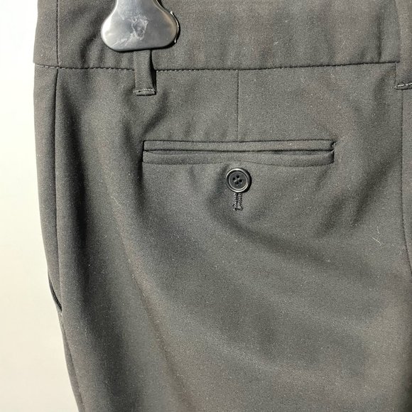 BCBG Maxazria Cropped 7/8 Black Pants - Size 0 - Picture 5 of 6